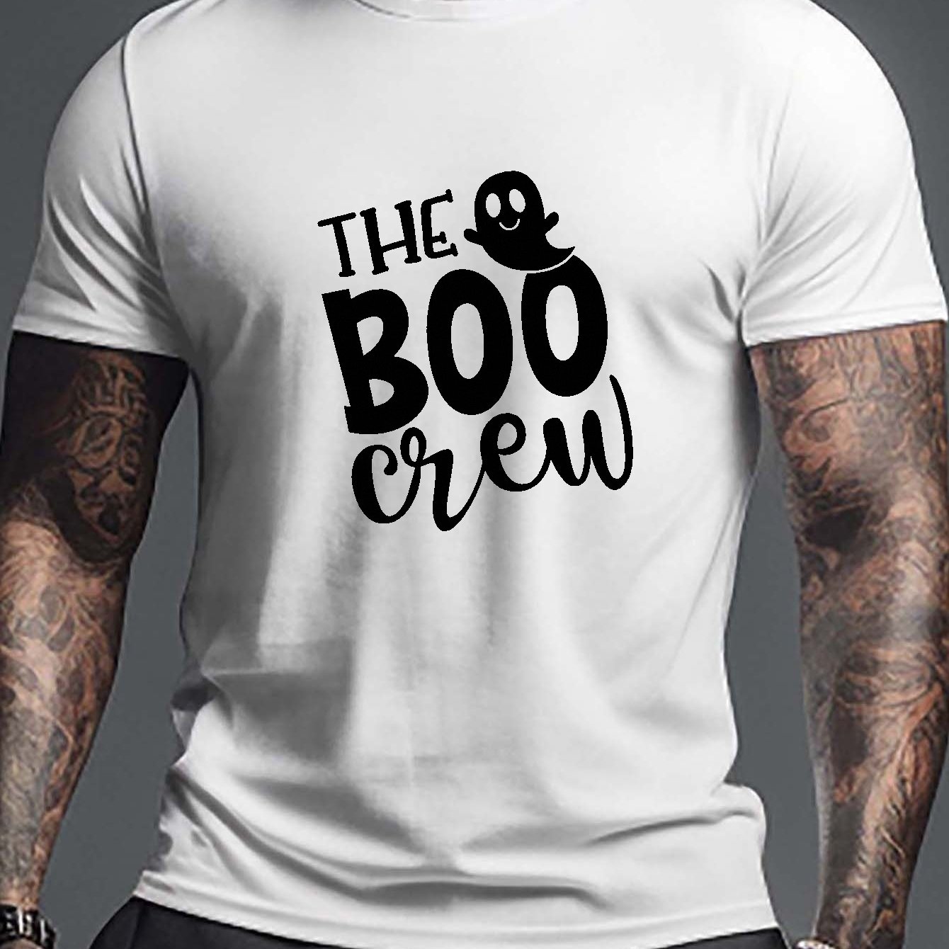 Men\'s Halloween T shirt Ghost Boo \