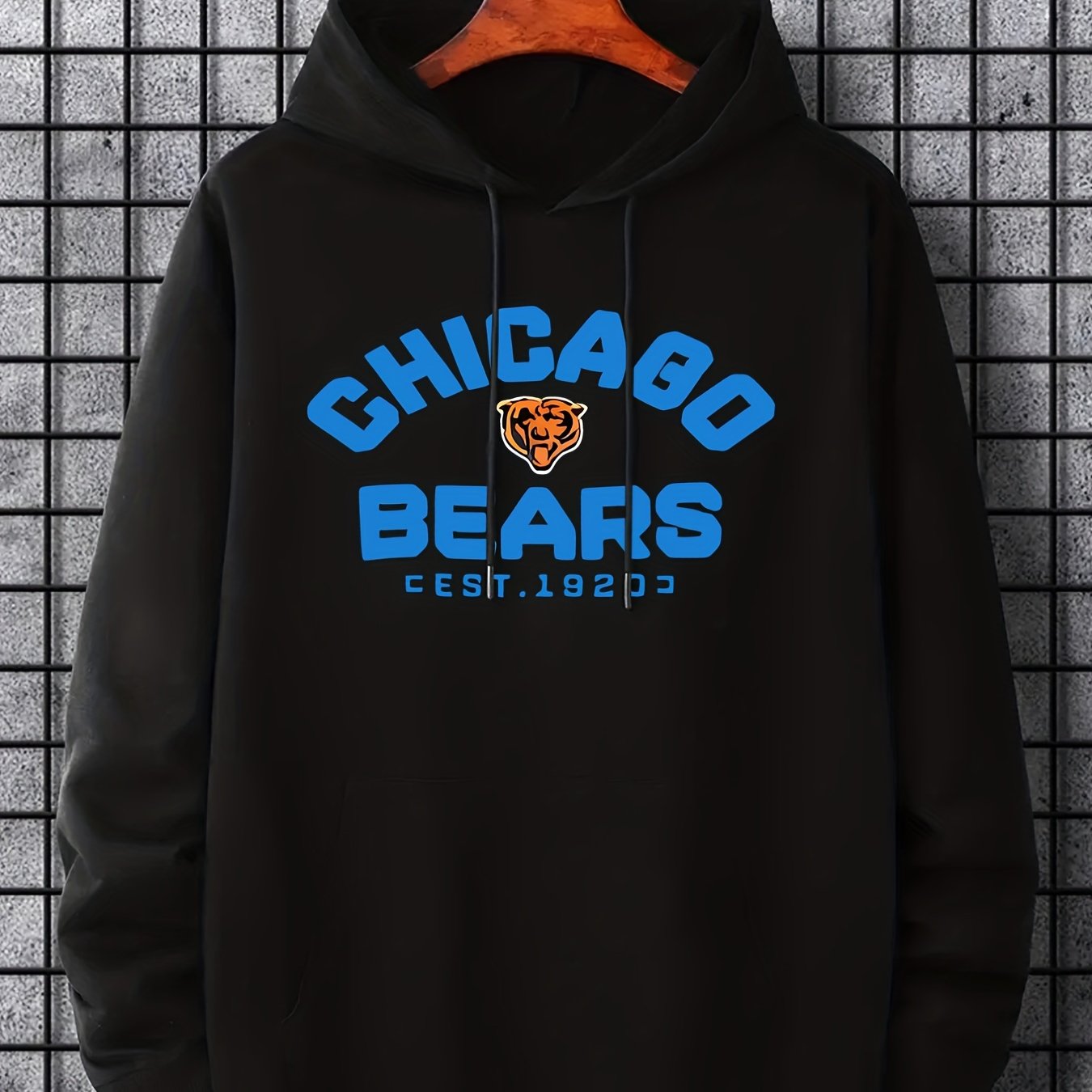 Black chicago bears online hoodie