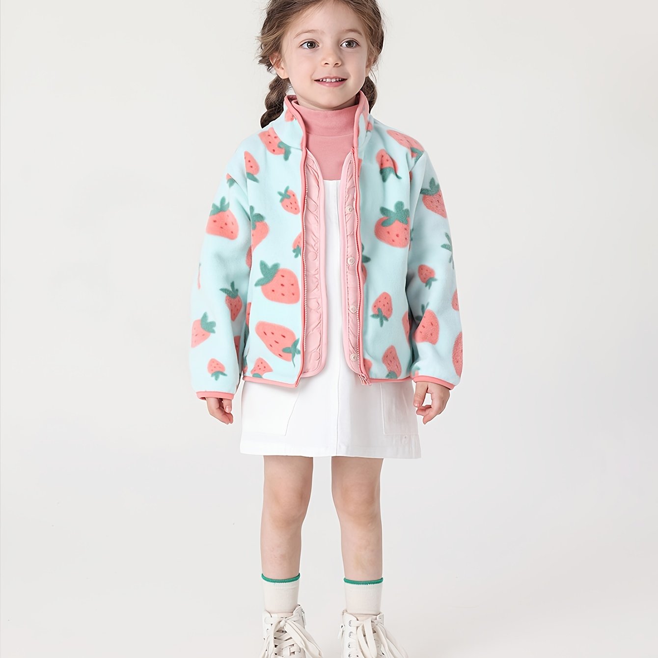 Marc janie Chaqueta Forro Polar Niños Niñas Diseño Parque - Temu Chile