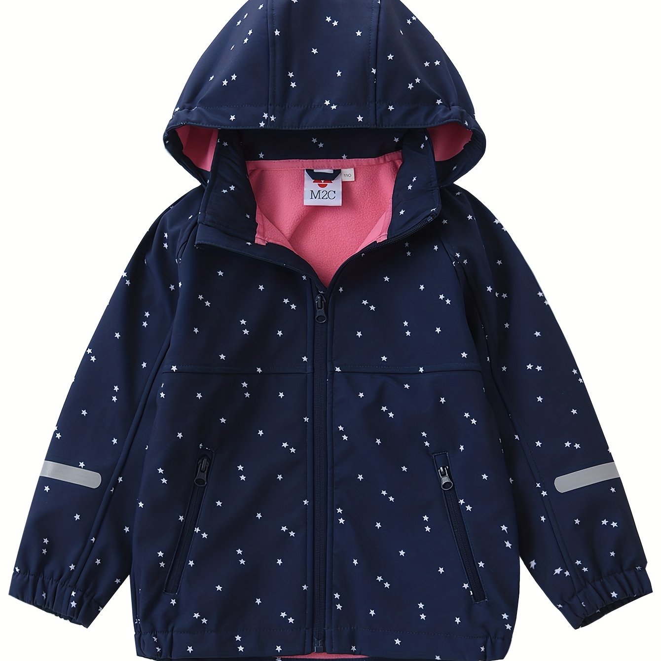 Girl's Soft shell Hooded Jacket Active Windproof Waterproof - Temu Austria