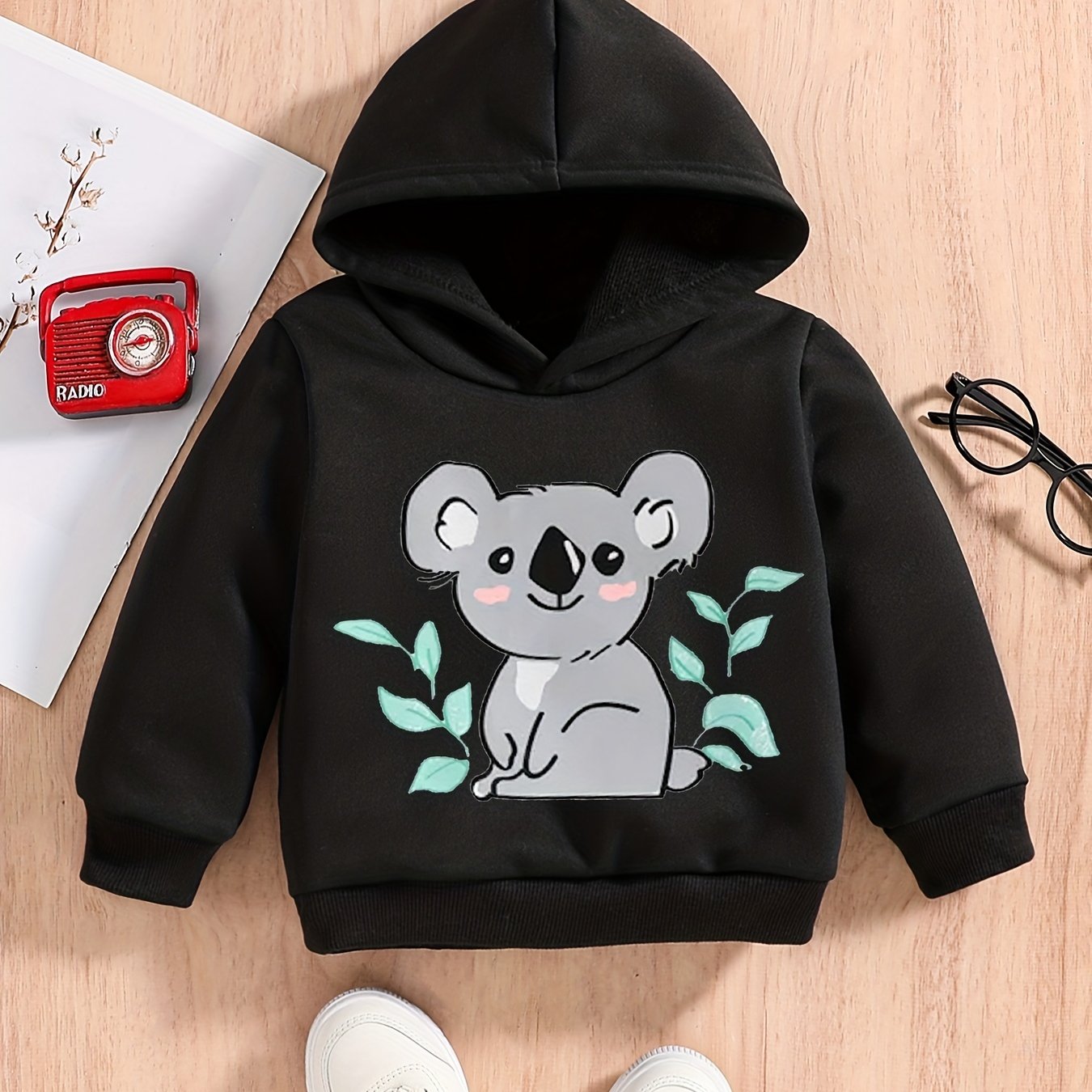 Kids Koala Pullover Hoodie, Girls Mum & Baby Koala Animal Hooded  Sweatshirt, Koala Gifts for Children, Aussie Koala Bear, 3 13 Yrs 