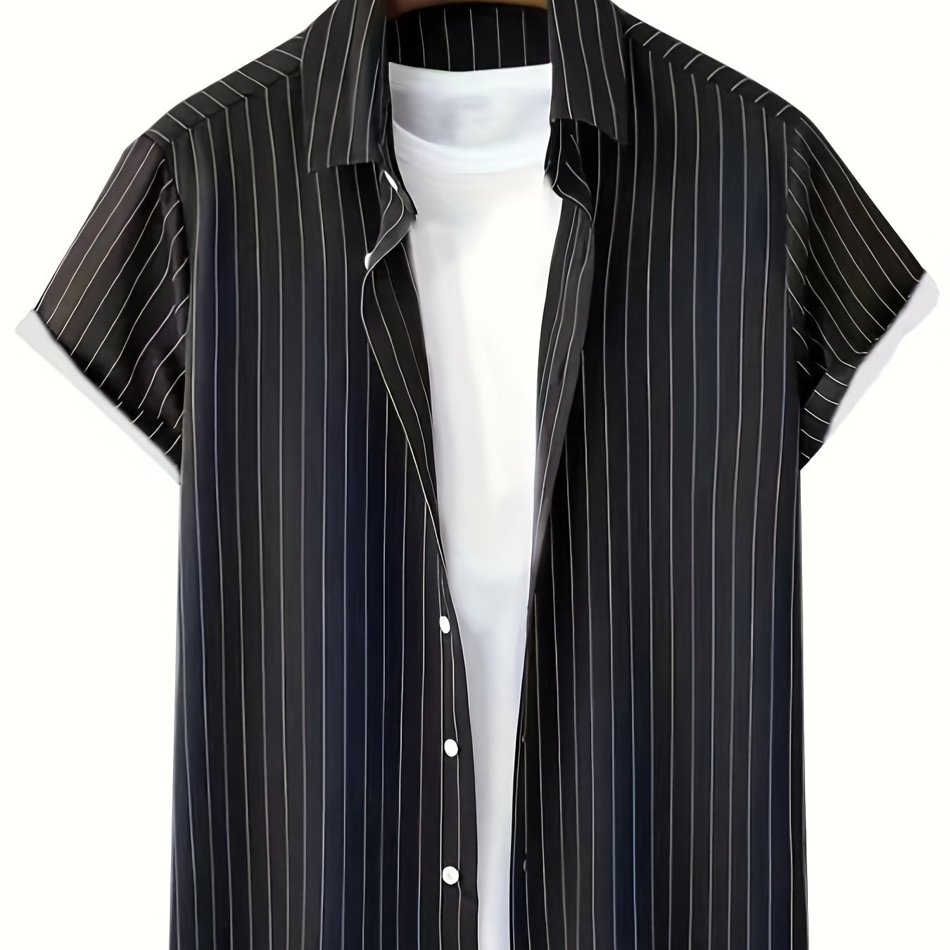 Now Available! Men's Black 09 Jersey - White Pinstripes - Small