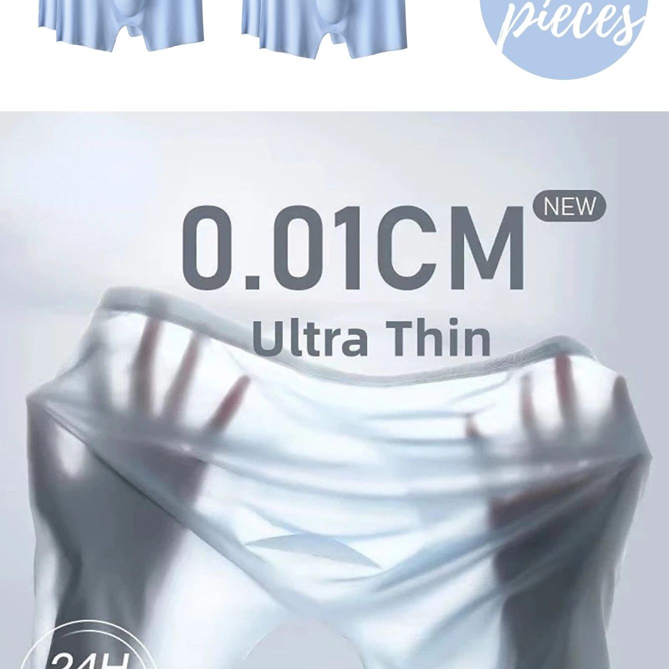 Men's Ice Silk Cool Boxer Briefs Thin Seamless Breathable - Temu