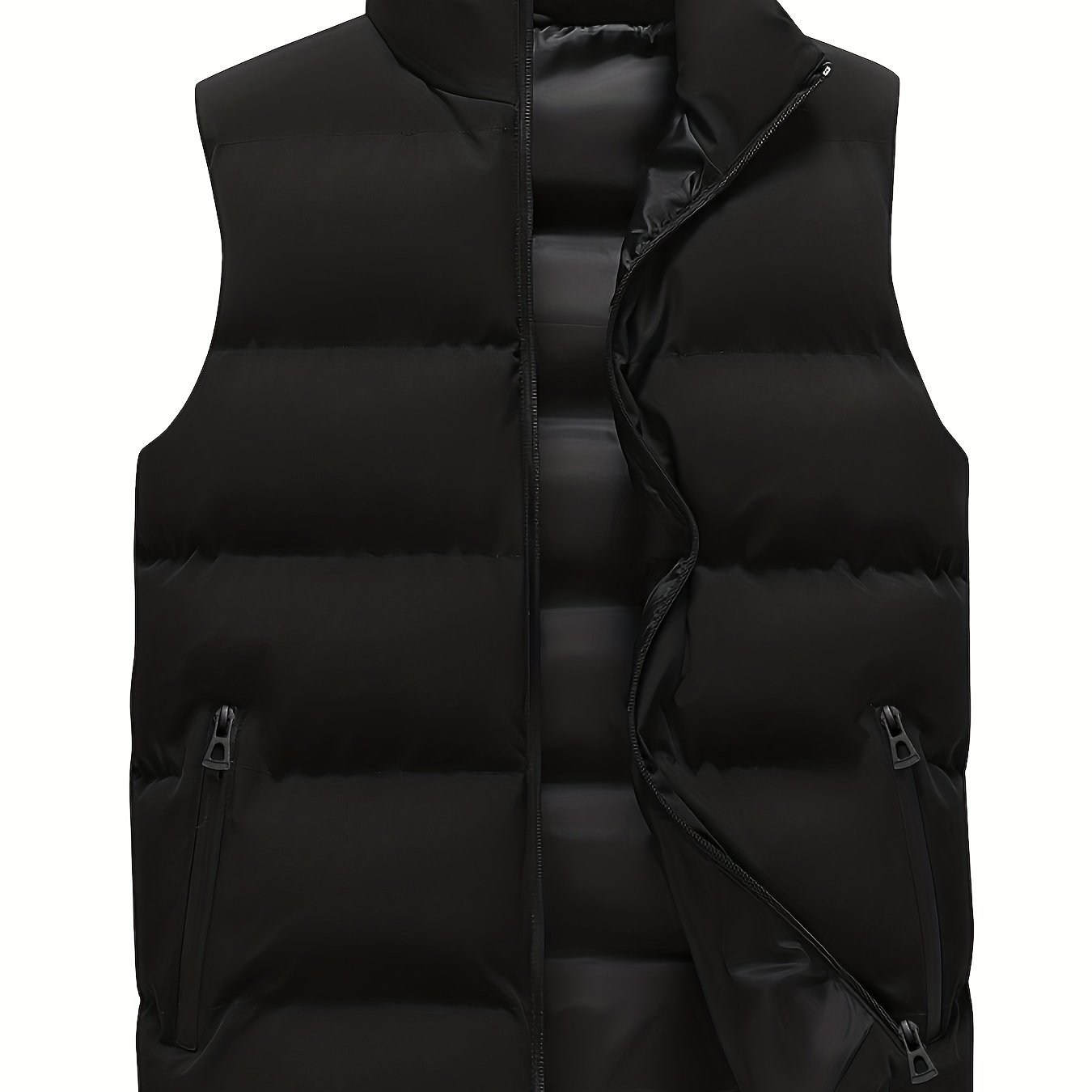 TEMU Men's Vest Stand Collar Casual Thin Fashion Loose