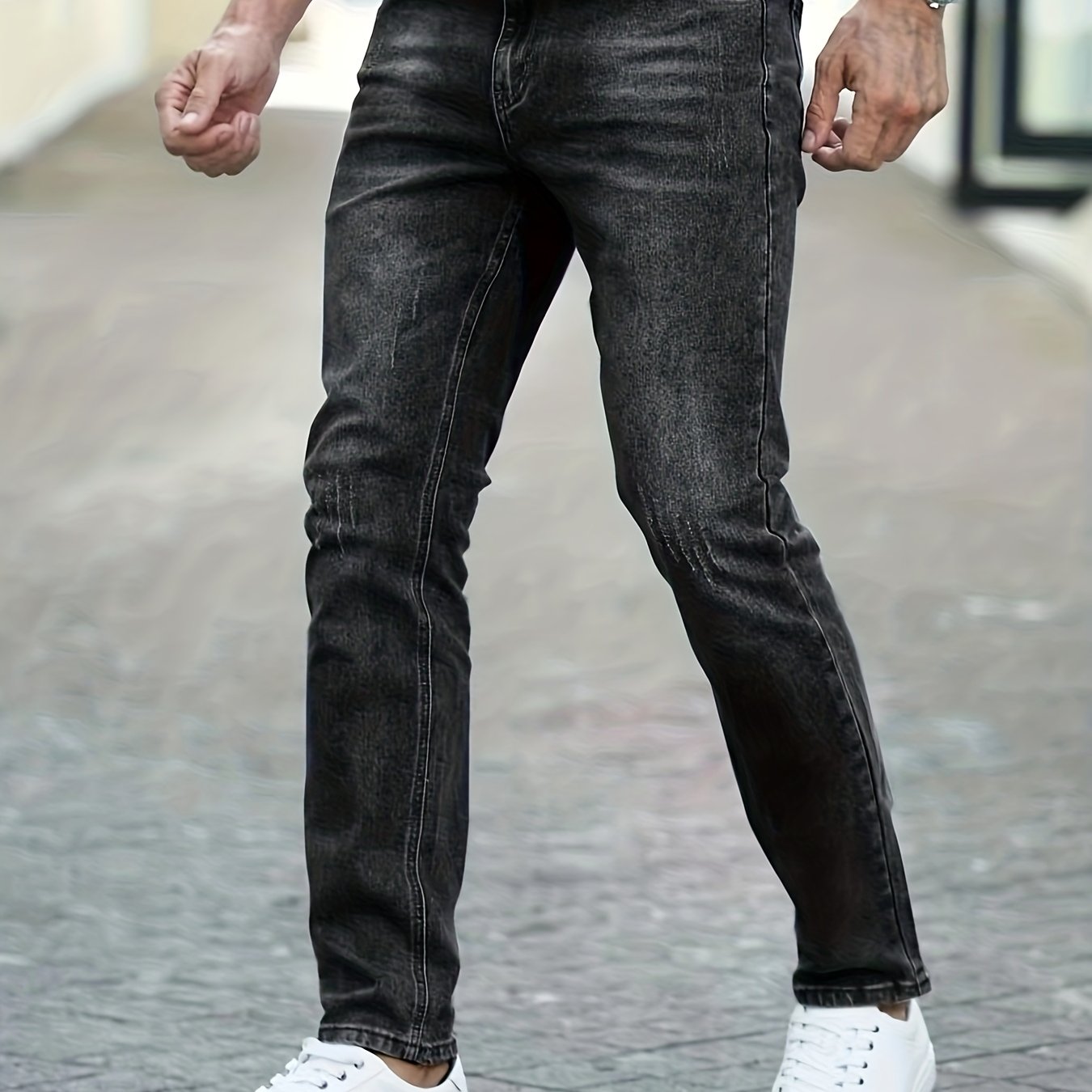 2023 Autumn Mens Business Casual Denim Jeans With Straight Legs, Anthracite  Fabric, And Stretch Fit Slim Fit Denim Trousers Mens By Male Brand From  Caixuku, $22.52
