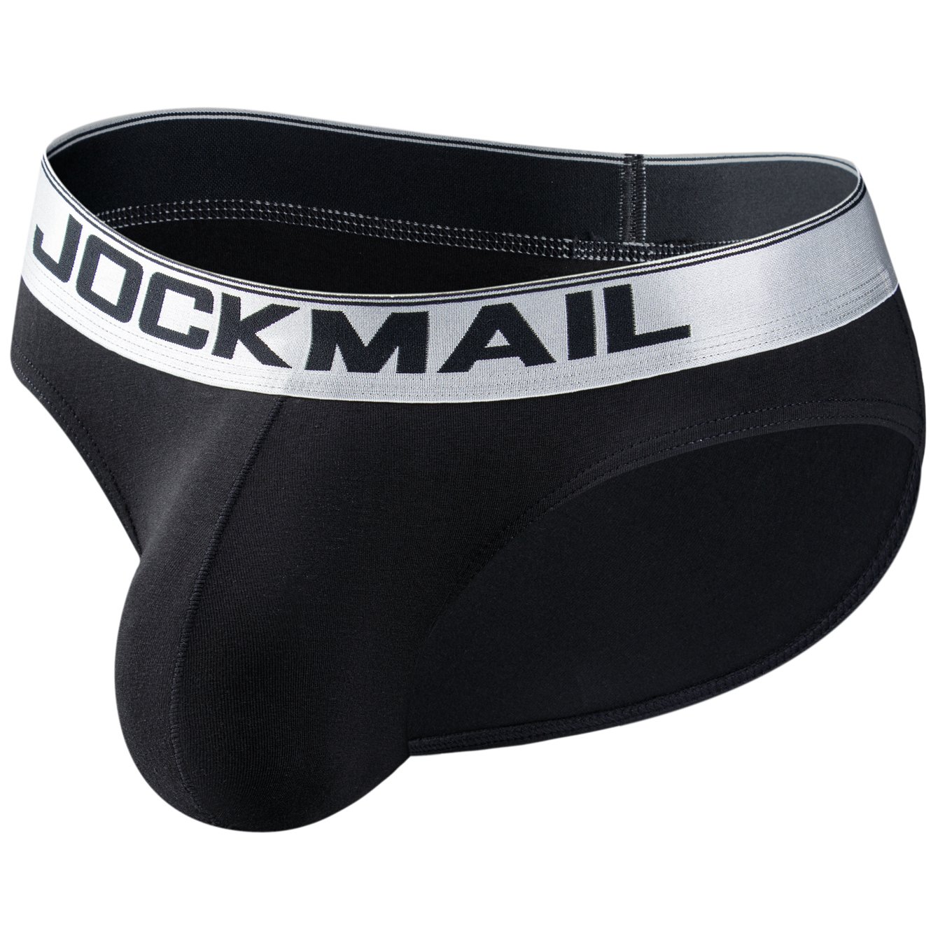 Jockmail Brand Sexy Low Waist Sports Solid Colour Briefs Breathable Soft Comfortable Men's Underwear Casual Underpants