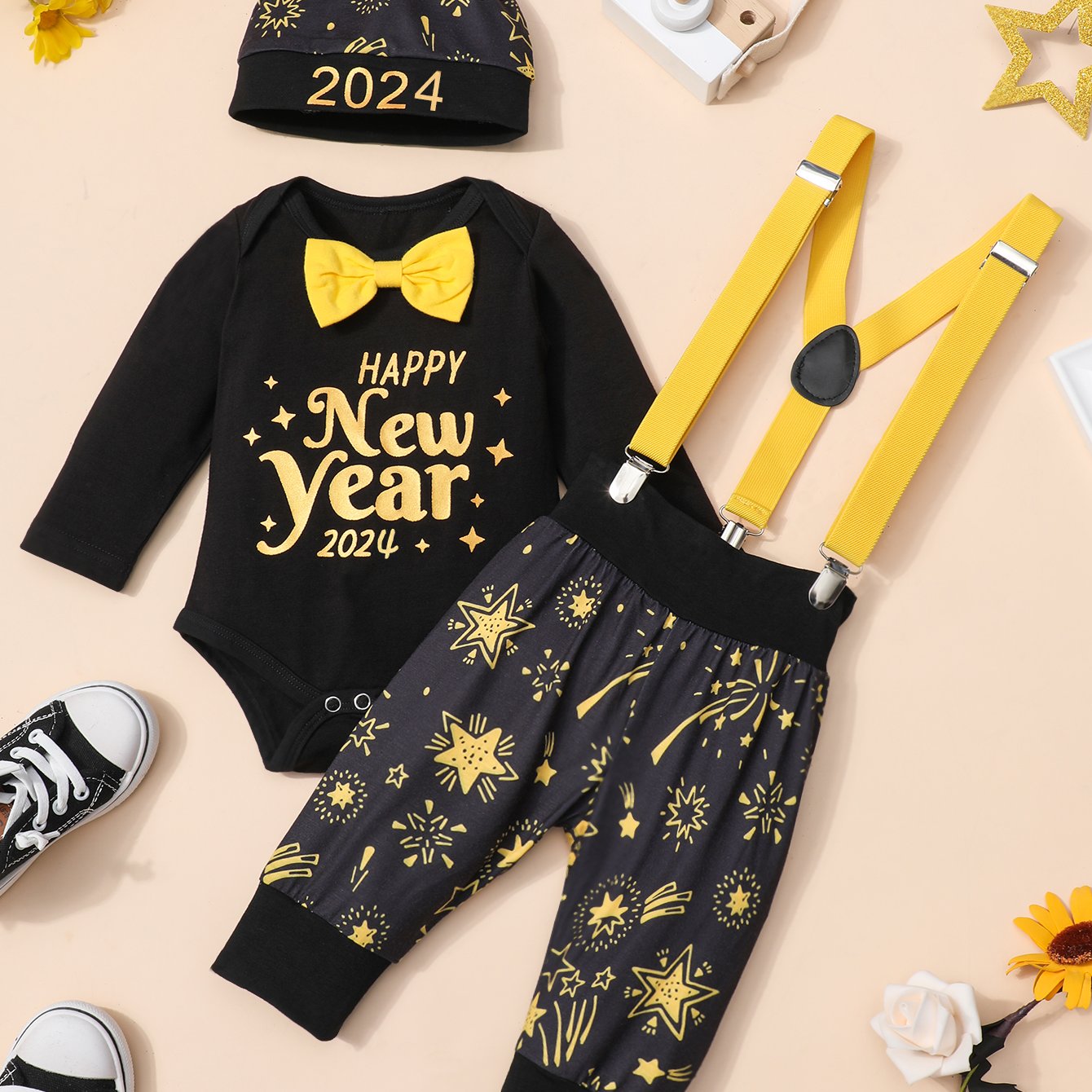 My first new year best sale baby boy outfit 2019