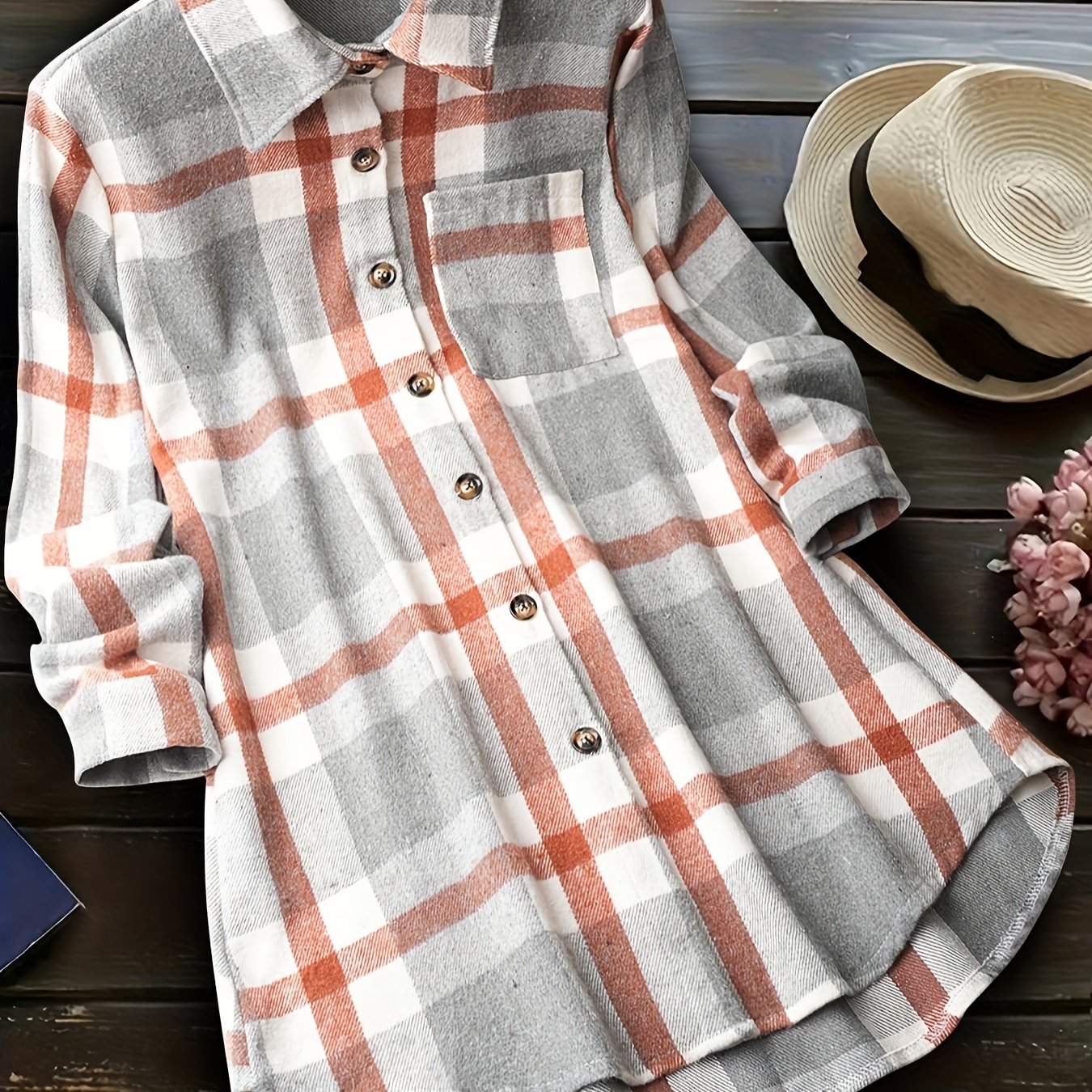 Fashion Women's Casual Shirt Jacket