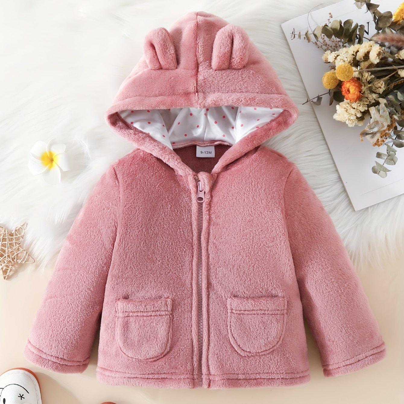 Hooded jacket hotsell for baby girl