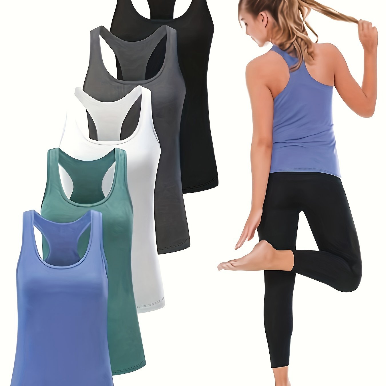 Solid Color Zip Mock Neck Sports Tank Top Sleeveless Sports - Temu
