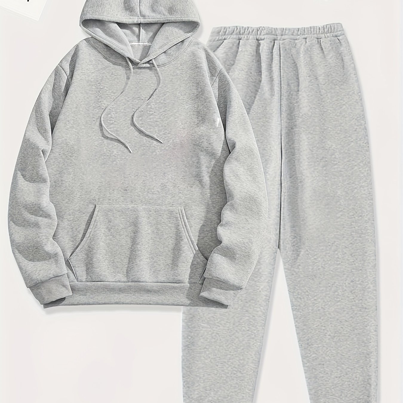 Ensemble Jogging Femme Homme Manches Longues Hoodie Sweat à Capuche