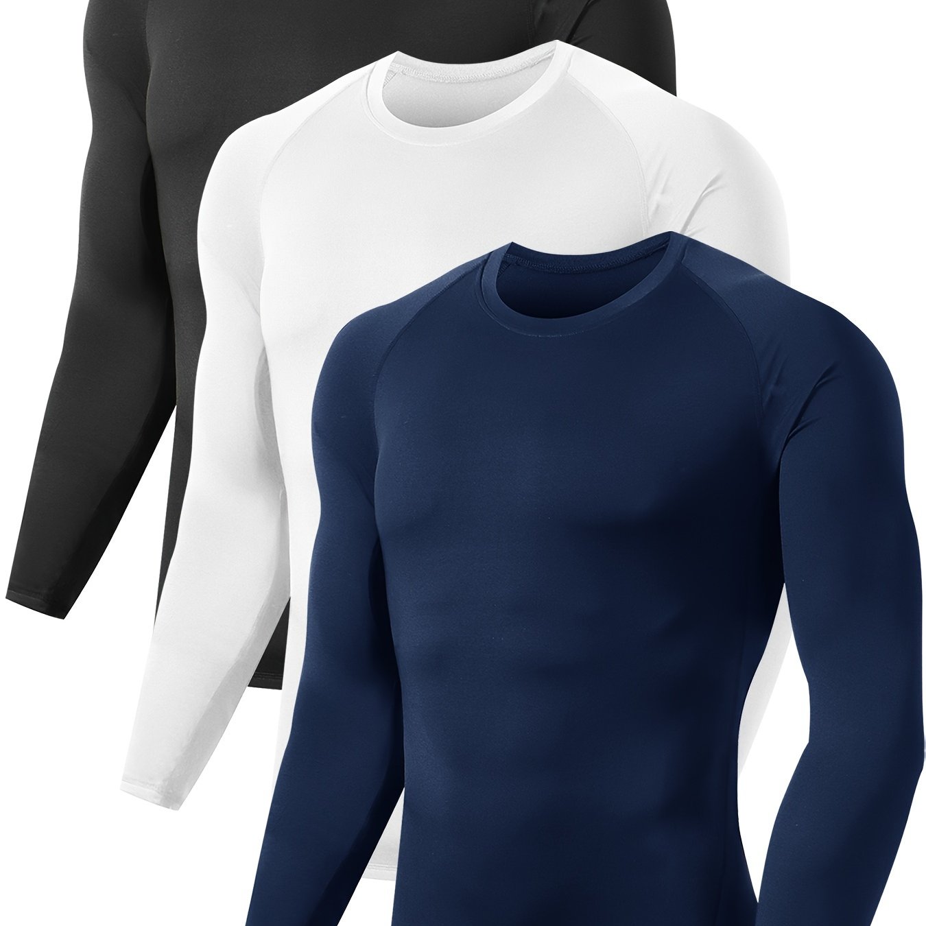 Telaleo Compression Shirts For Men Long Sleeve Athletic Base - Temu