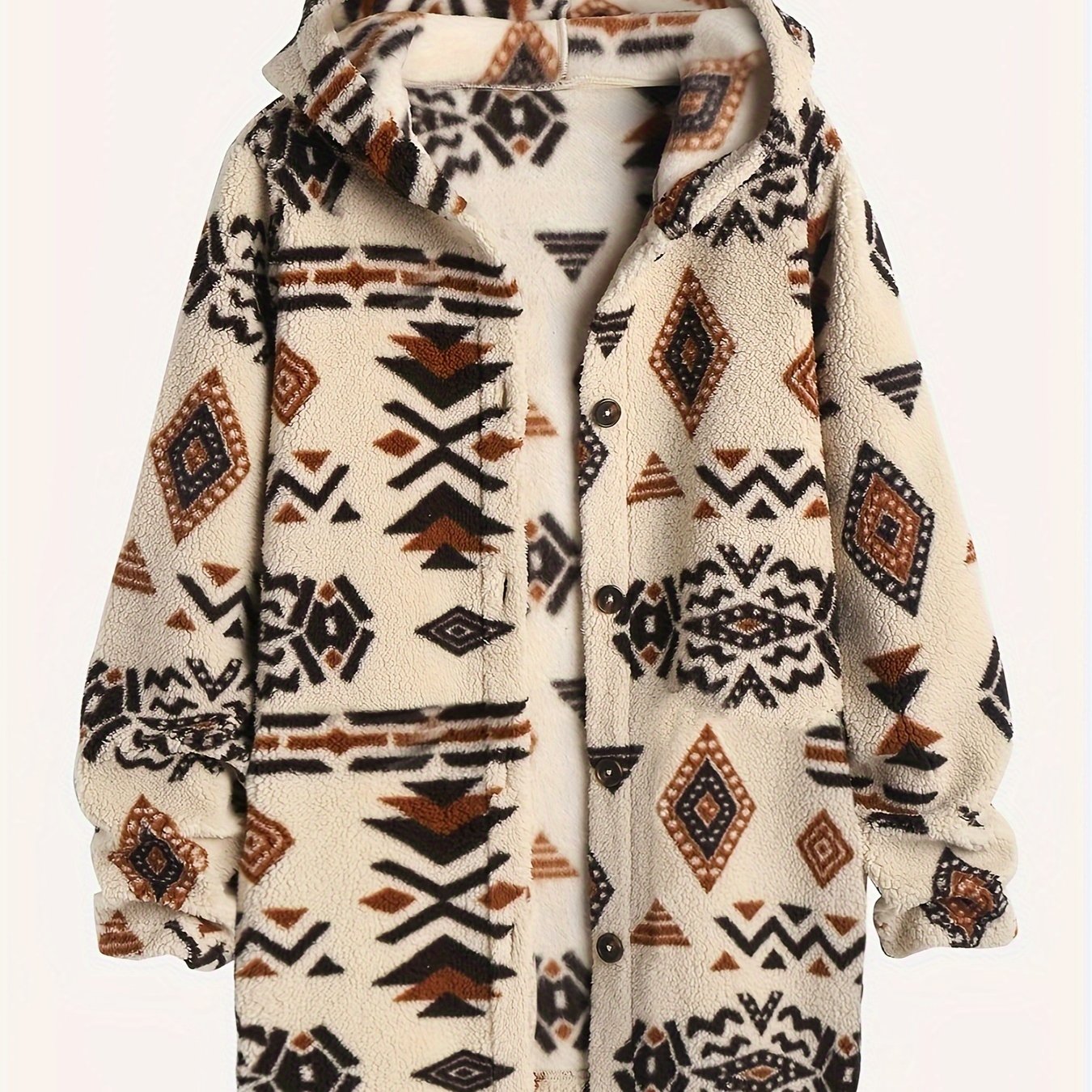 aztec pattern coat