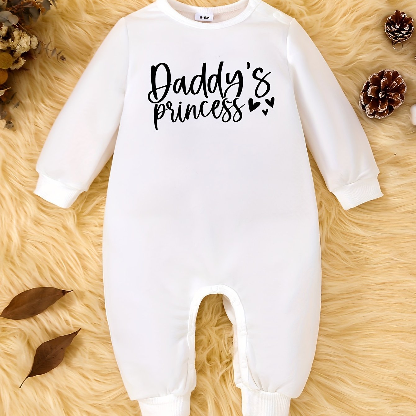 Daddy's princess hotsell baby clothes