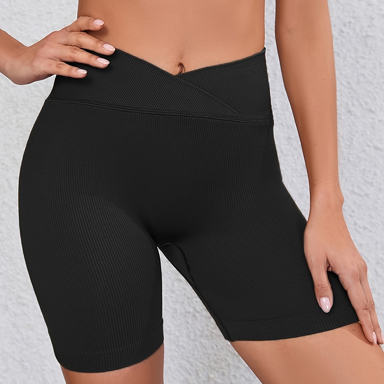 Shorts Cycliste Noir Effet Push up Leggings Sport Sexy - Temu Switzerland