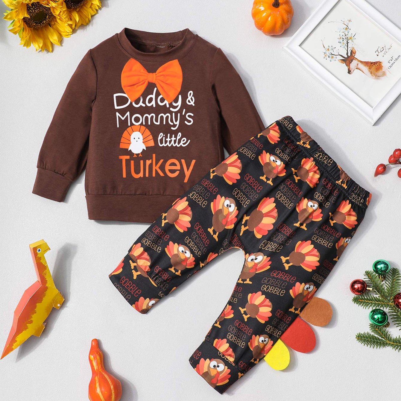 Baby boy best sale thanksgiving outfit