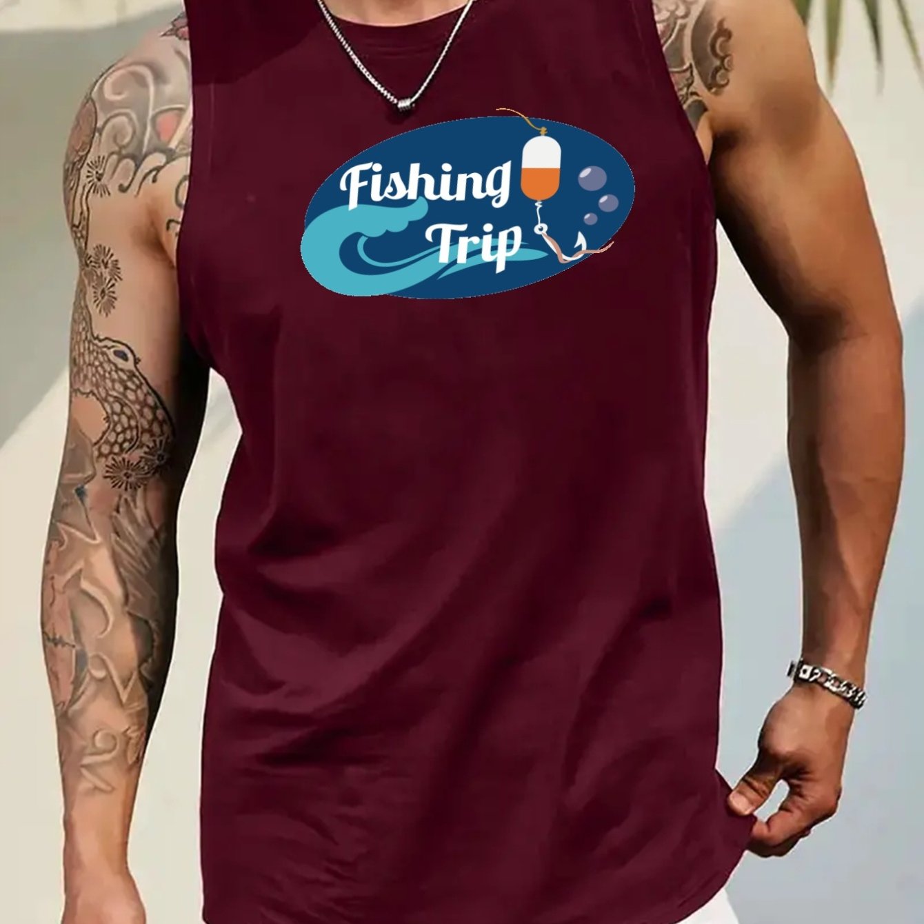 Mens Fishing Tank Tops - Temu