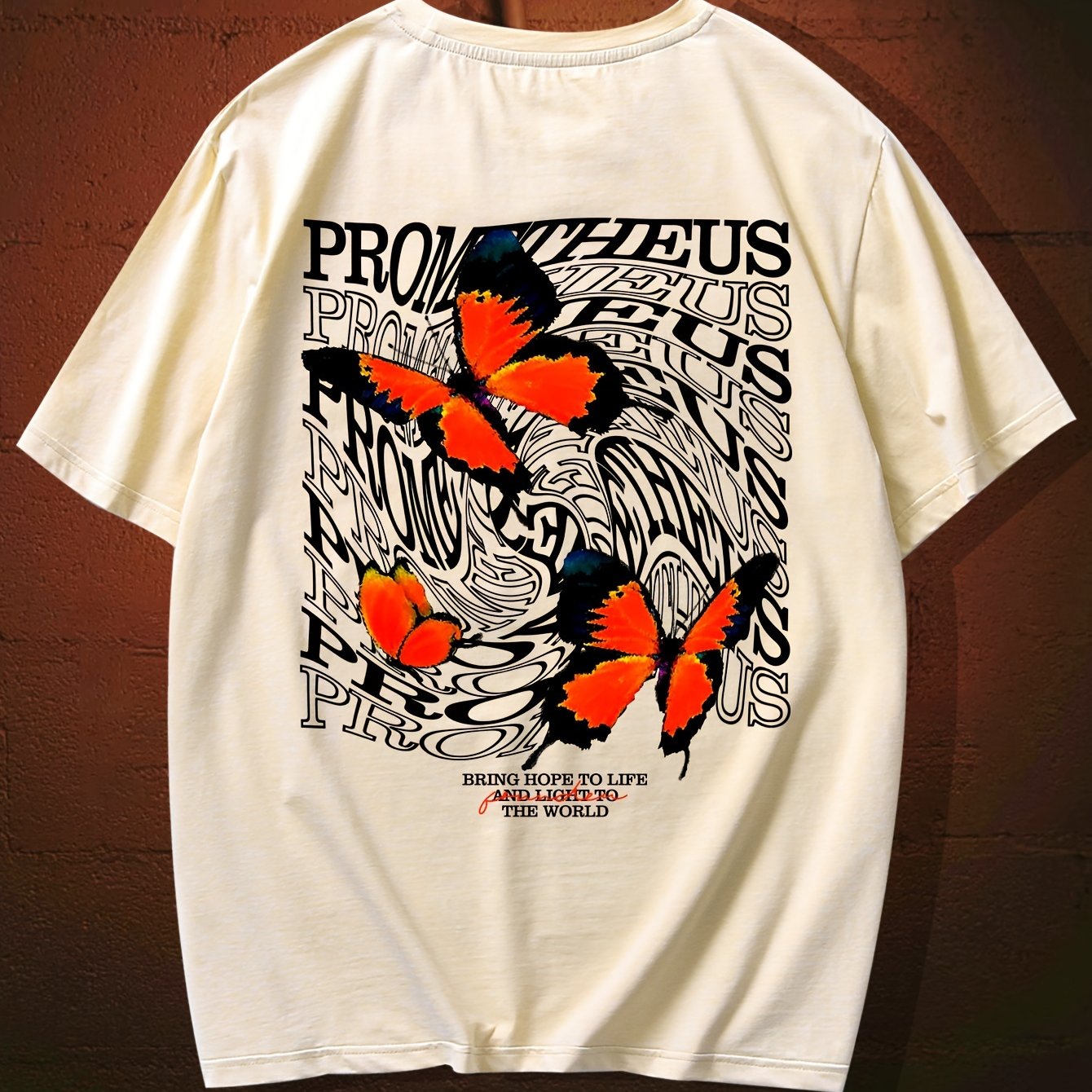 Palm Angels Butterfly Logo Print T-shirt in White for Men