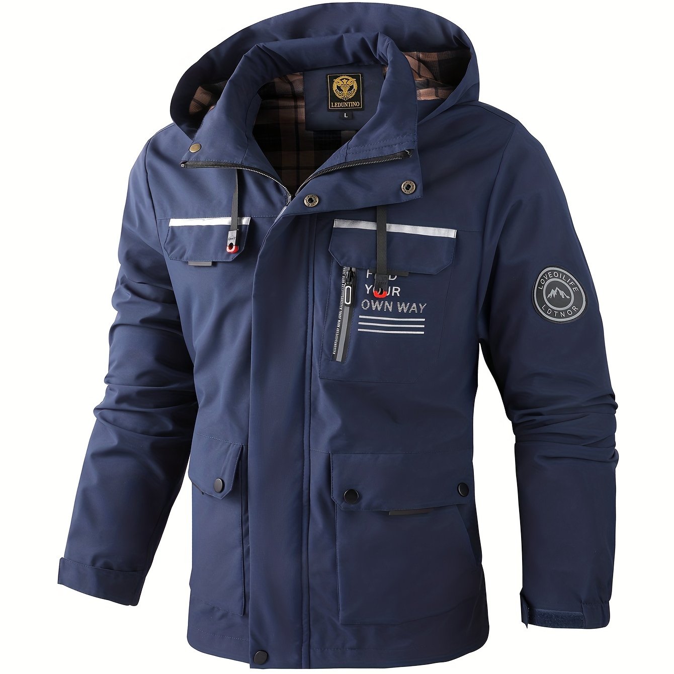 Outdoor Ventures Men's Lightweight Softshell Jacket Fleece