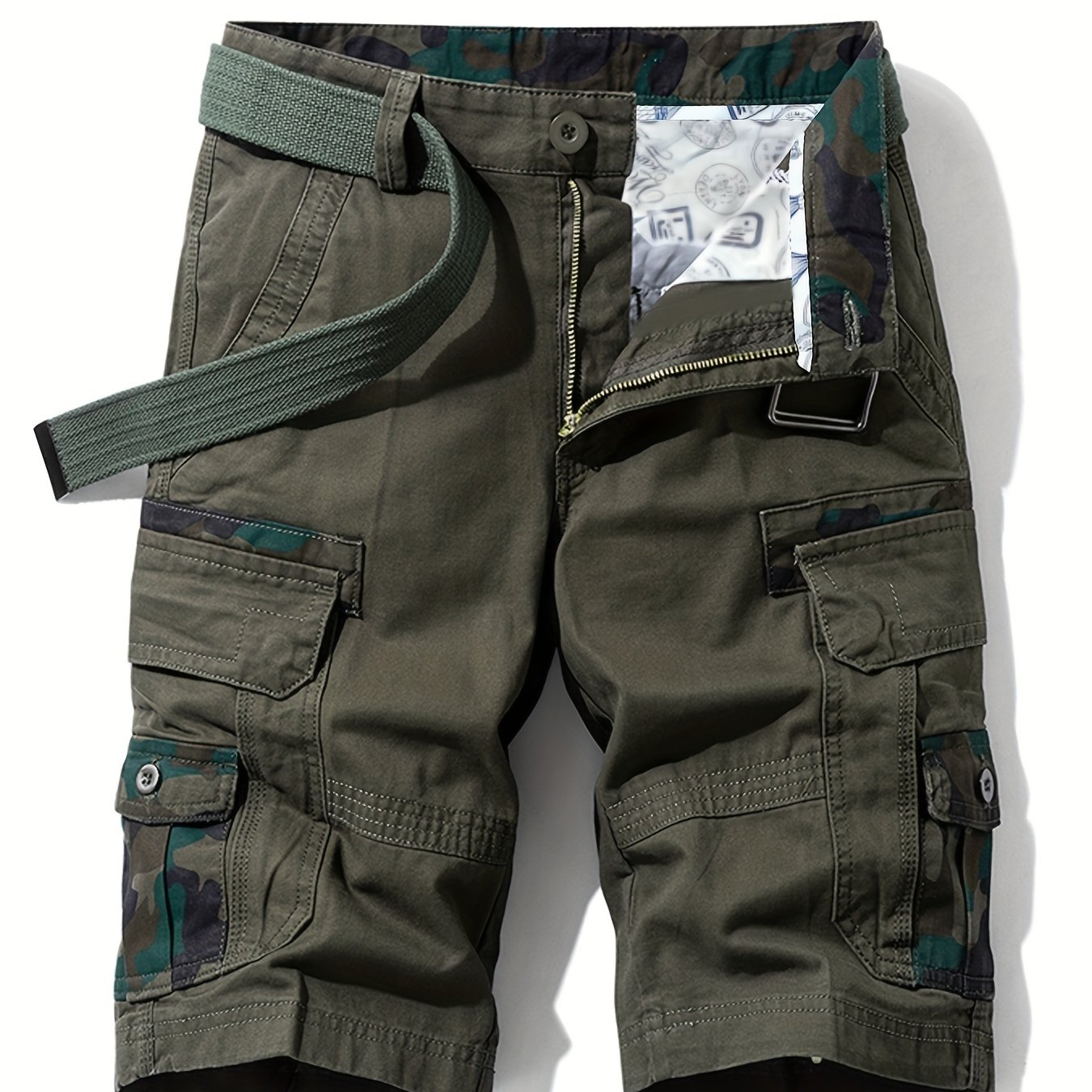 Cargo shorts with lots of cheap pockets