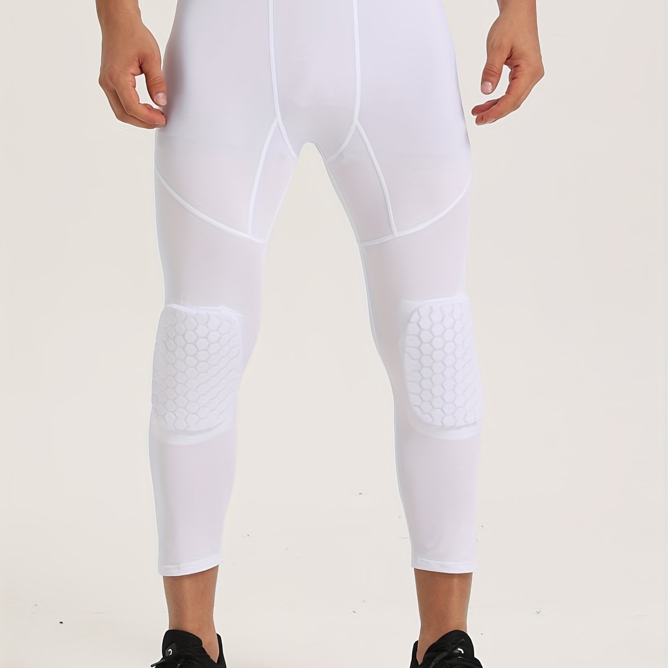 Men's Breathable Shapewear Leggings Pants Athletic Fitness - Temu