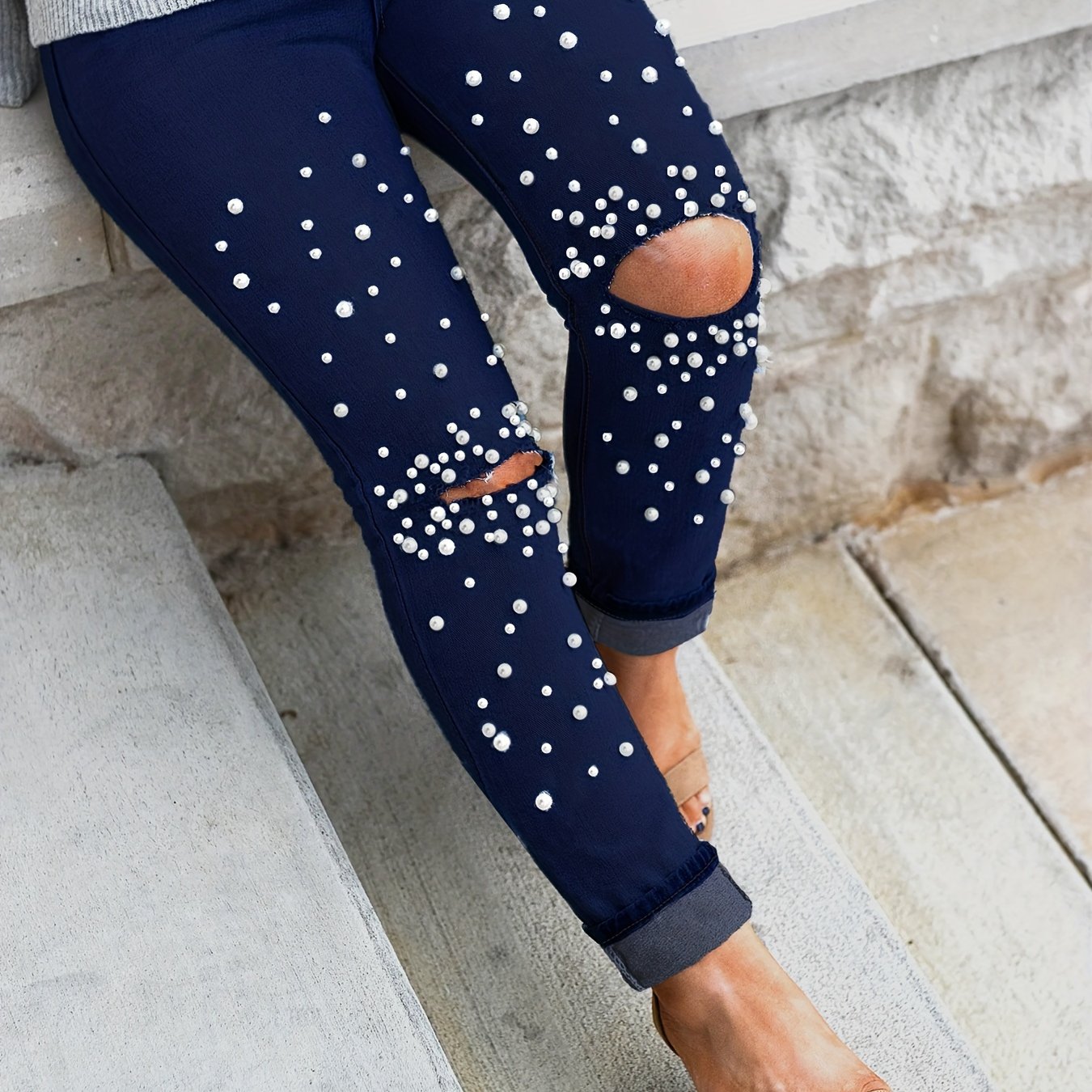 Jeans con perle on sale calzedonia