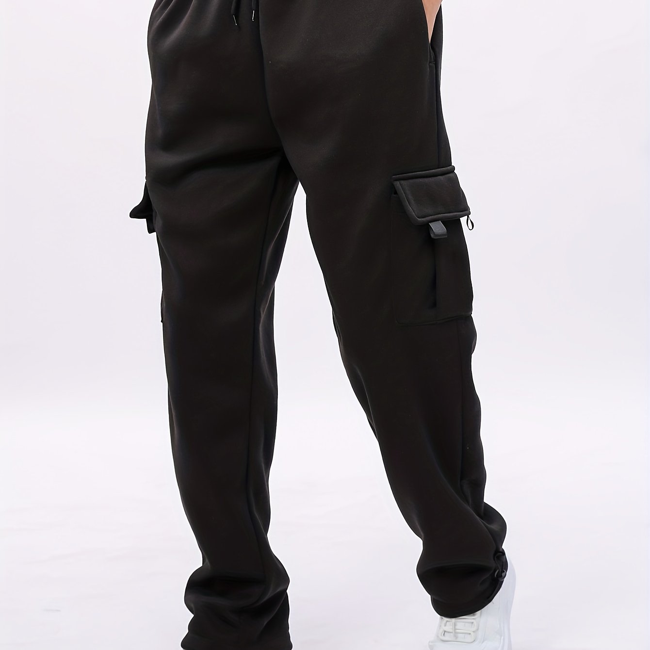 TEMU Pantalones Cargo Tipo Jogging Informales Con Múltiples Bolsillos Para Hombre