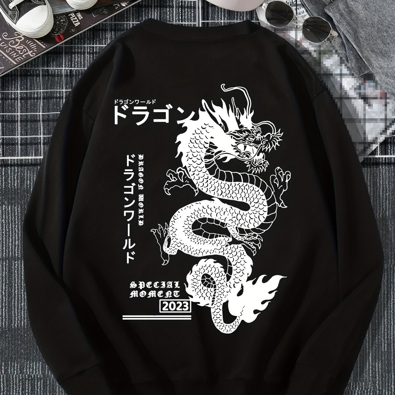 TEMU European And Round-neck Casual Hoodie For The Coastlines