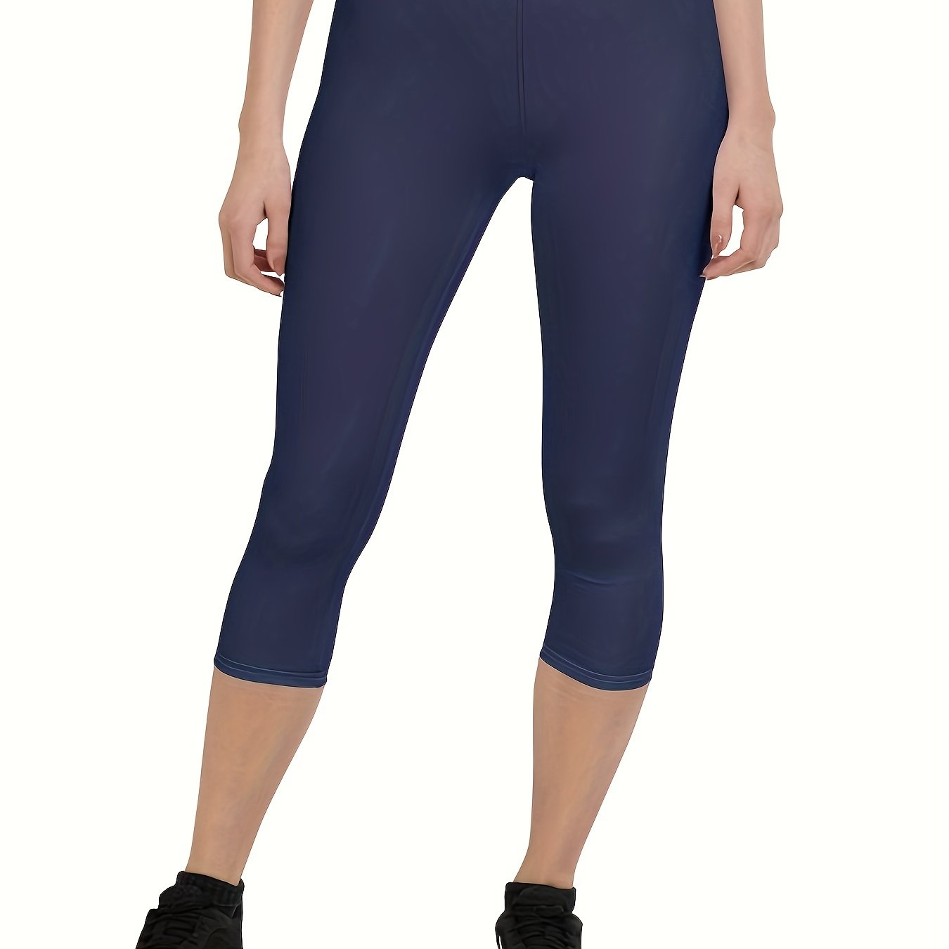 High Stretch Yoga Capri Pants Breathable Comfort Outwear - Temu