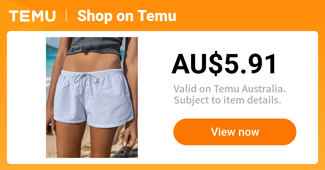 womens light blue white striped low shorts elastic - Temu Australia
