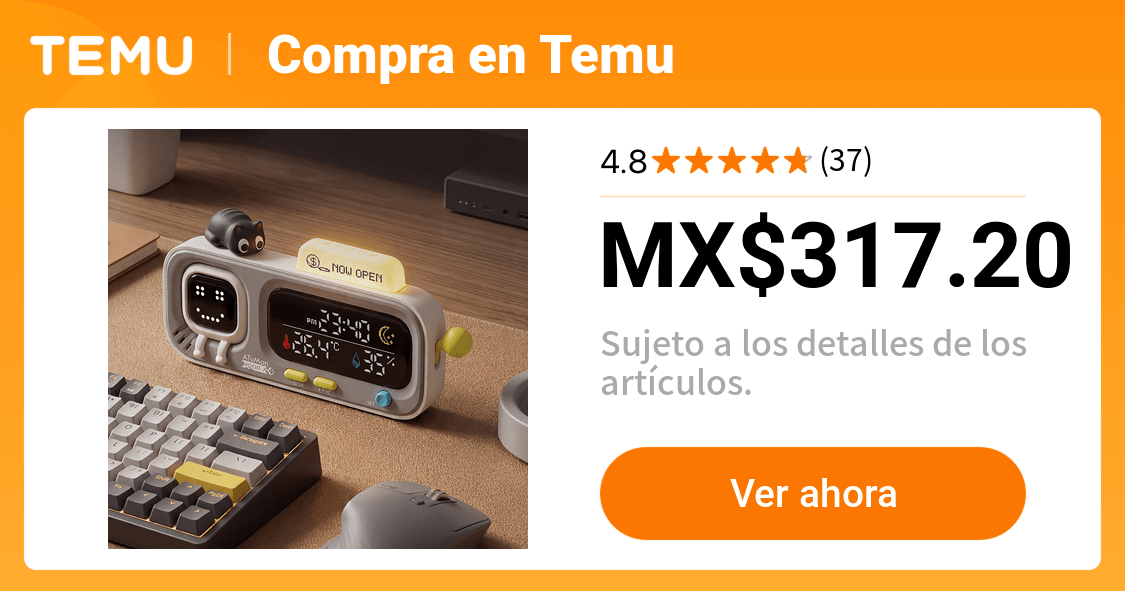 Reloj multifuncional de * y humedad, un * adorno de reloj de escritorio con un divertido diseño de balancín. * una función de rec