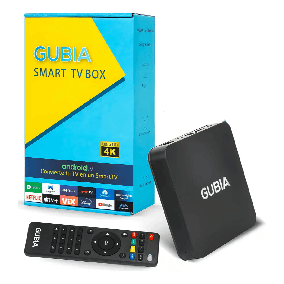 TEMU Dispositivo de Streaming Android TV , , 8GB, Android TV Streaming TV, Bluetooth 5.1, Cube Android TV Streaming TV