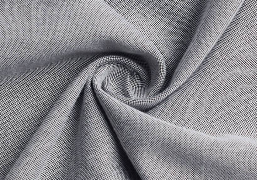 Camisa Clásica de Manga Larga Azul Sólido para Hombre, Elegante Cáñamo Casual de Negocios SKU: Sm25090241132373777