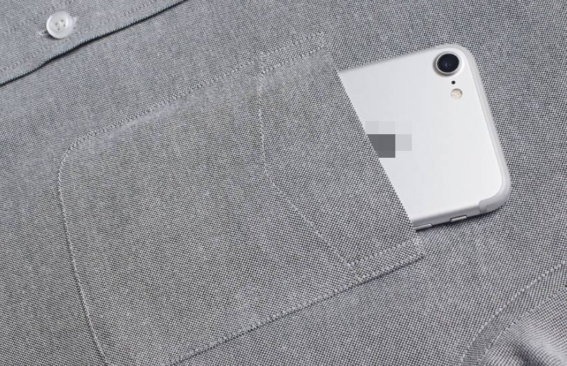 Camisa Clásica de Manga Larga Azul Sólido para Hombre, Elegante Cáñamo Casual de Negocios SKU: Sm25090241132373777