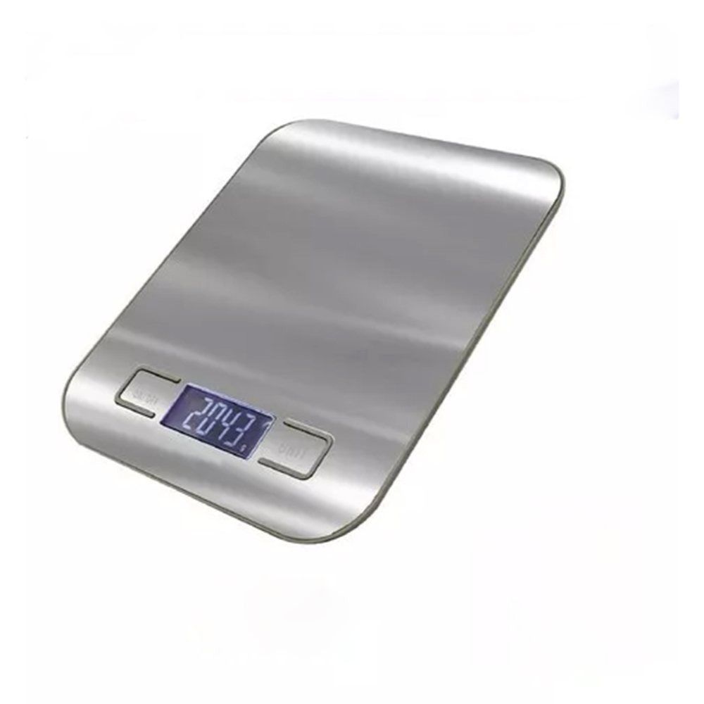 TEMU Báscula Digital de Cocina Báscula Digital Múltiple Capacidad 10 Kg Color Plata