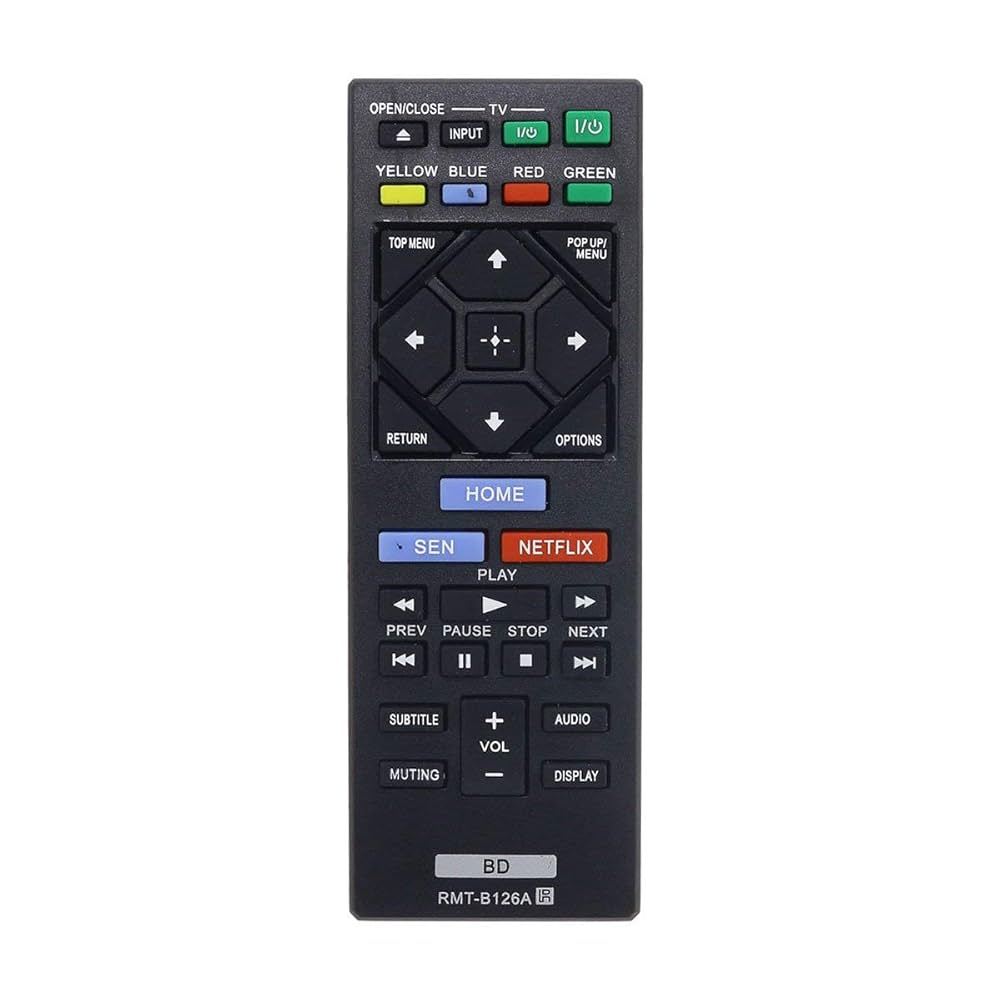 TEMU Control Remoto RMT-B126A para Reproductor de Blu-Ray de Sony - Reemplazo Universal