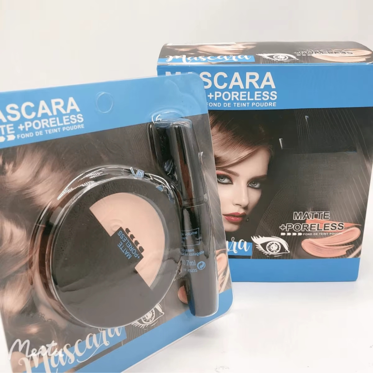 TEMU Pólder Compacto con Mascara Negra