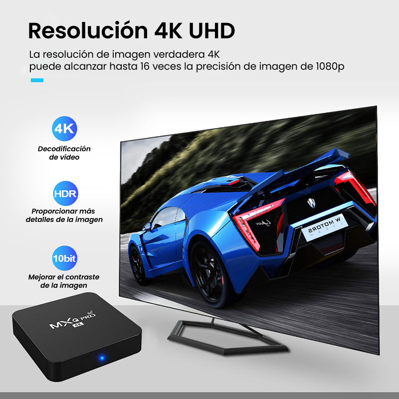 TEMU TV Box Android 15 para TV: 4K/8K con TV Incluido + Envío Local México