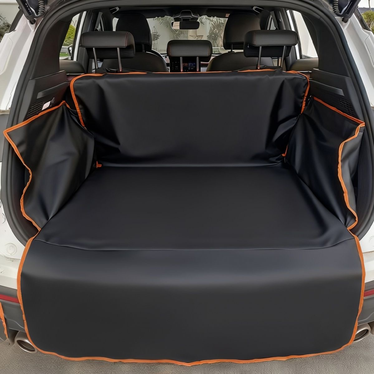 imagen del artículo Alfombra Protectora para Maletero de Perro, Impermeable Antideslizante, Forro de Carga Universal para SUV Sedán Camioneta, Ideal para Viajes y Camping con Mascotas