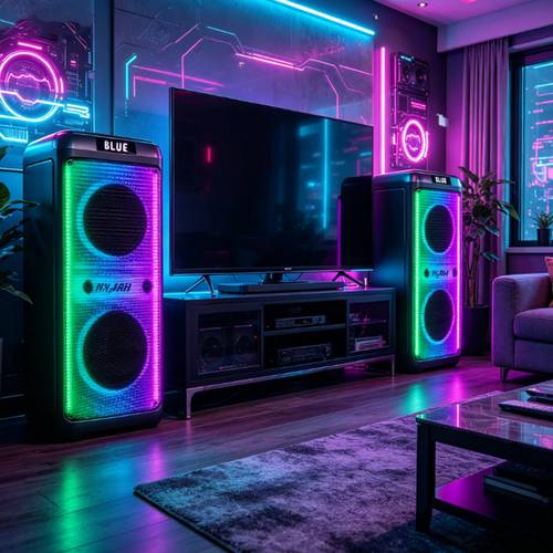 altavoz bluetooth portátil de 60w , batería recargable , conexión aux/tf/usb/tws, luces led y micrófono sin varillas. ideal para navidad, fiestas familiares, karaoke, y reproducción de .