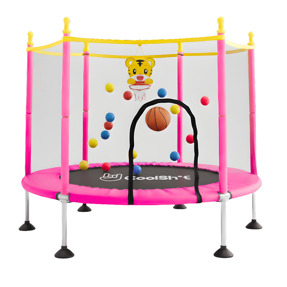 imagen del artículo   trampolin   para niños 1.4 m diámetro con red de seguridad