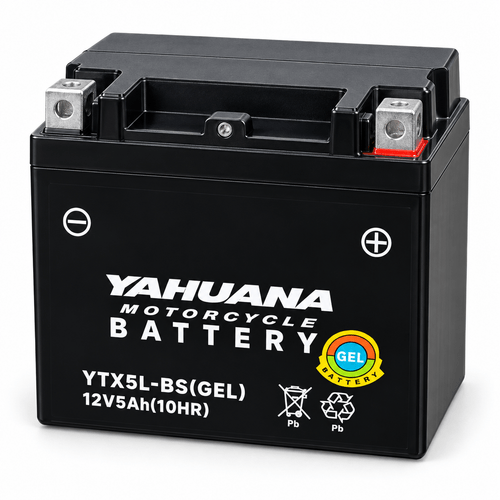 imagen del artículo batería de gel para motocicleta yahuana ytx5l-bs 12v 5ah, libre de , 7 placas, , 112×69×109 mm