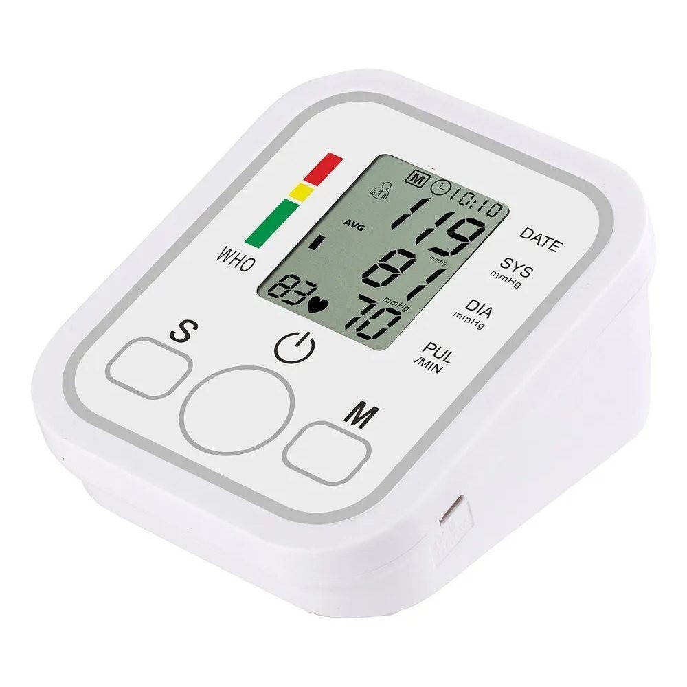 Monitor de Presión Arterial Inteligente de Muñeca: Pantalla LED Digital de Alta Precisión, Inicio Único, Función de Voz Clara, Alimentación Dual USB/Batería, Perfecto Como Herramienta de Respaldo de Salud en Casa, Un Regalo Atento y Esencial para Ancianos