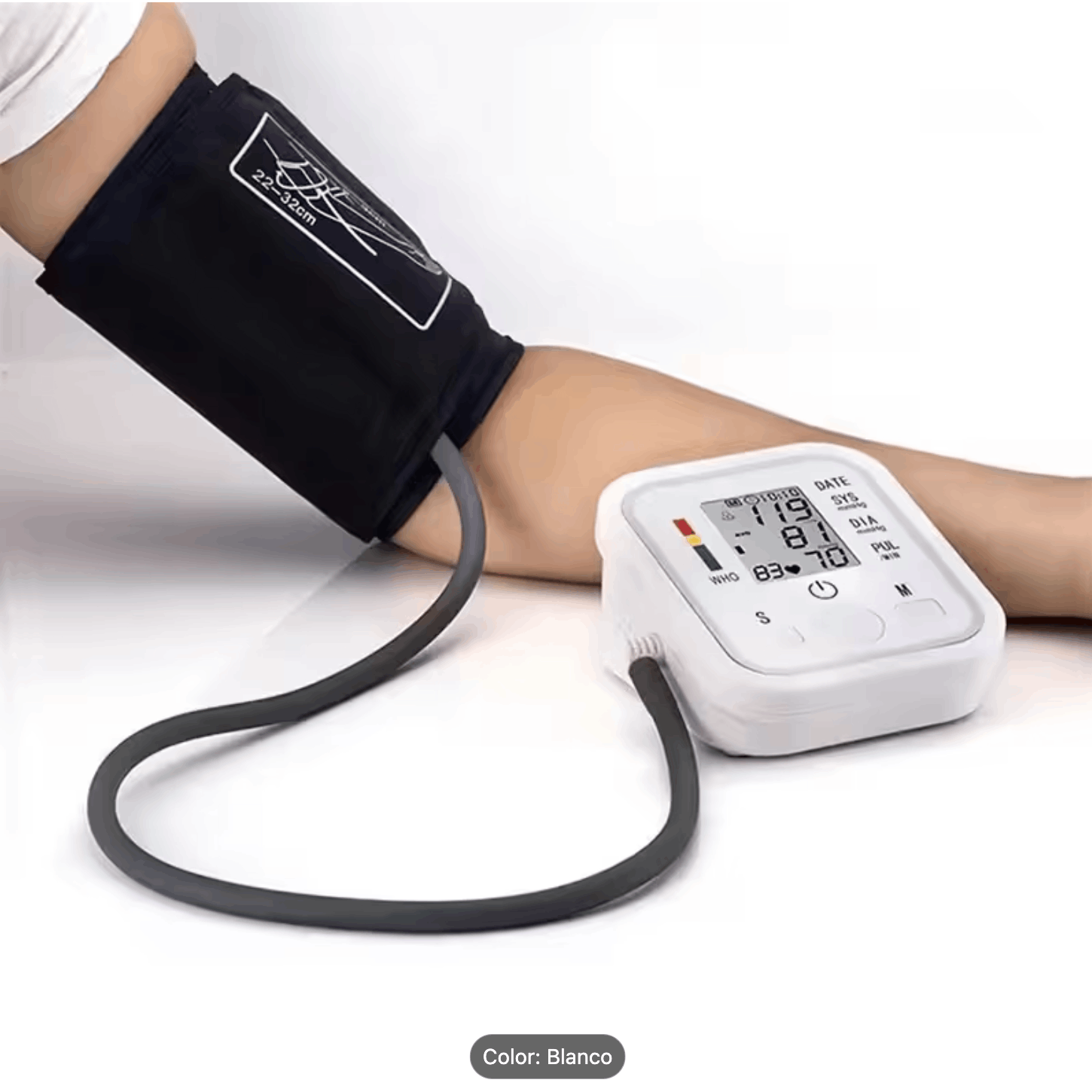 Monitor de Presión Arterial Inteligente de Muñeca: Pantalla LED Digital de Alta Precisión, Inicio Único, Función de Voz Clara, Alimentación Dual USB/Batería, Perfecto Como Herramienta de Respaldo de Salud en Casa, Un Regalo Atento y Esencial para Ancianos
