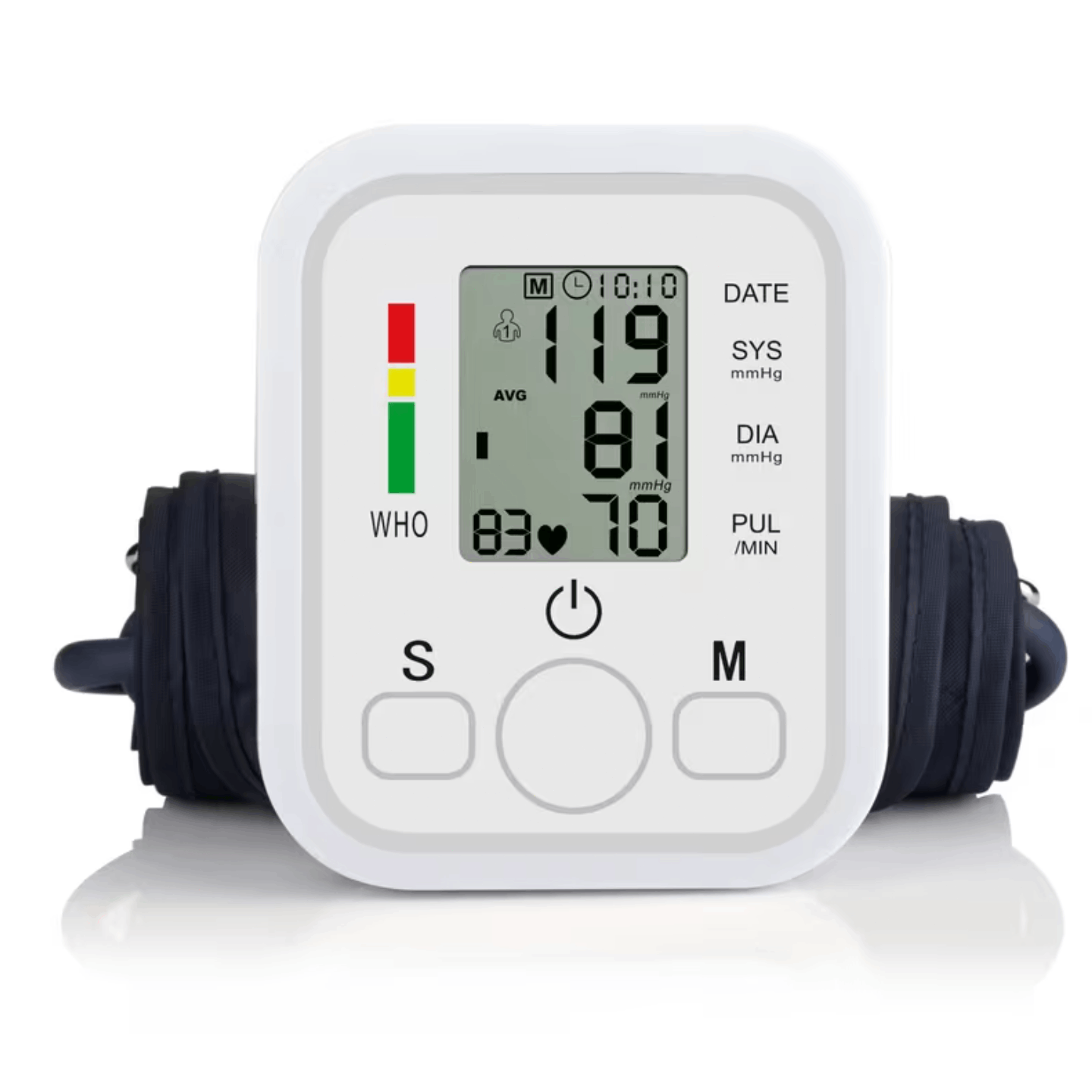 Monitor de Presión Arterial Inteligente de Muñeca: Pantalla LED Digital de Alta Precisión, Inicio Único, Función de Voz Clara, Alimentación Dual USB/Batería, Perfecto Como Herramienta de Respaldo de Salud en Casa, Un Regalo Atento y Esencial para Ancianos