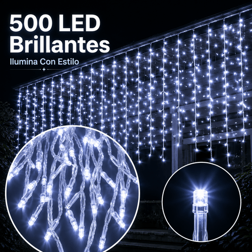 imagen del artículo 15m 500led luces tipo para ventana, , navidad, dormitorio y decoración