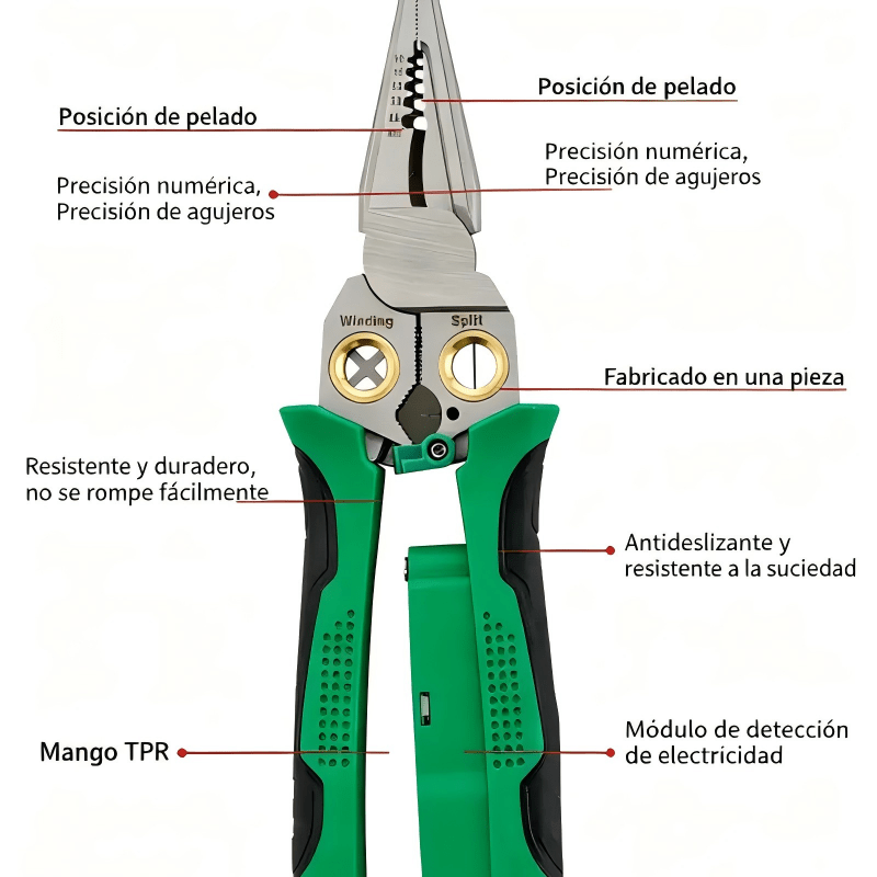 ¡un   para electricistas! ¡8 en   / destornillador de cables | ideal para reparaciones, instalaciones y   eléctrico |   de   sencillas y sin complicaciones. destornillador multifuncional para cables 0