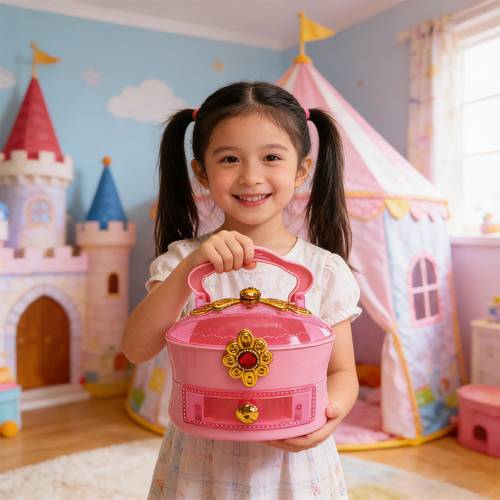 Venta Caliente Retro Princesa Lujo DIY Plástico Cosméticos Joyería de Almacenamiento de Dulces de Escritorio de Accesorios
