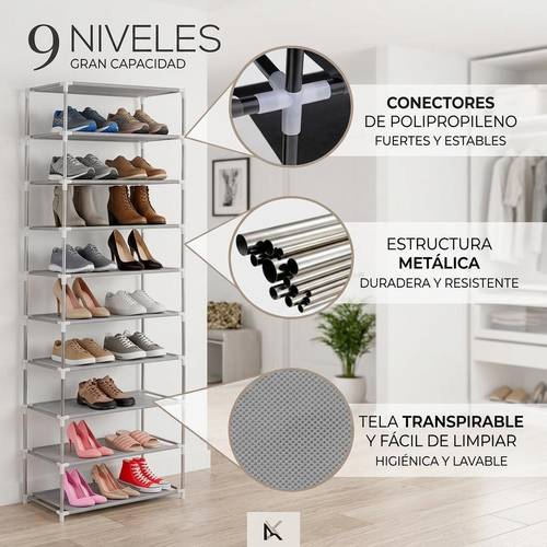 imagen del artículo zapatera organizador closet repisa mueble multiusos