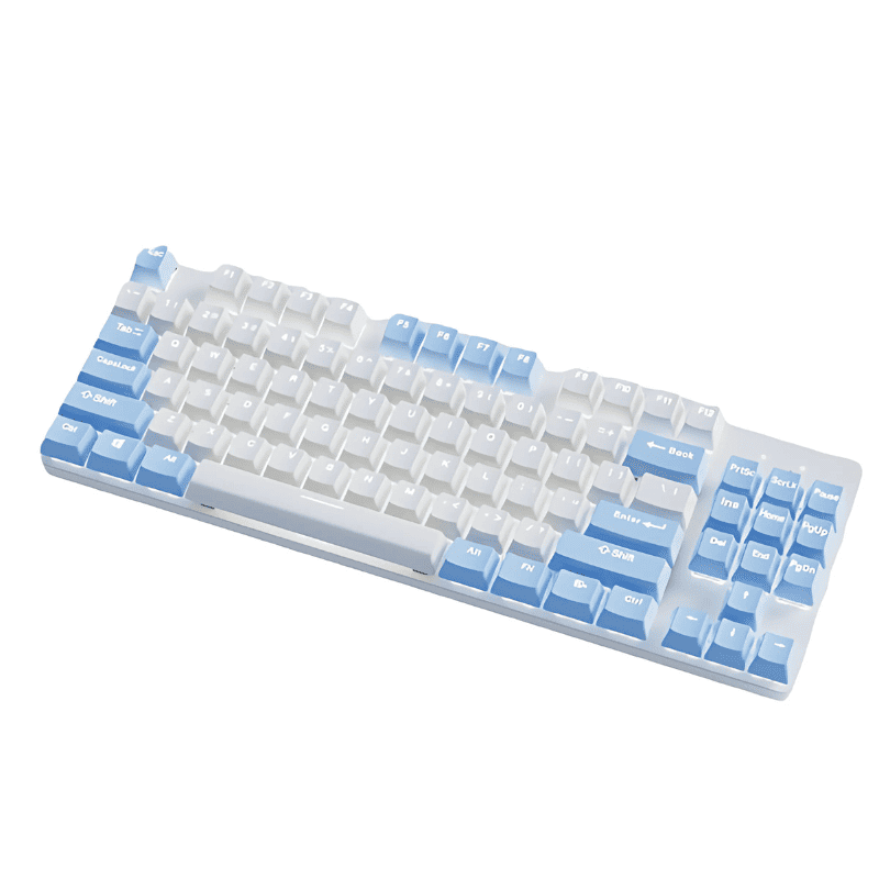 Teclado [luz blanca, azul, blanca]